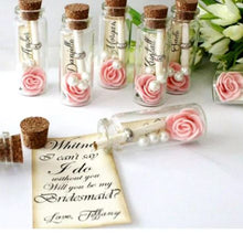 Load image into Gallery viewer, Wedding Favor Glass Bottle with Cork-Quinceañera-Keepsake