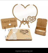 Load image into Gallery viewer, Guest Book Alternative Guest Wish Drop Heart Set
