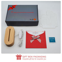 Load image into Gallery viewer, Customized USB Photo-Text Custom Night Lamp