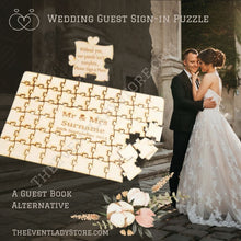 Load image into Gallery viewer, wedding sign in puzzle