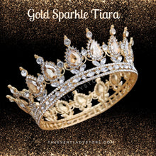 Load image into Gallery viewer, Crystal Bridal or Quince Tiara Baroque Your Majesty Crowns