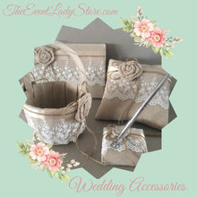 Load image into Gallery viewer, Rustic wedding accessories