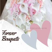 Load image into Gallery viewer, Cala Lily Waterfall Silk Wedding Bouquet Bride with Bridal Jewelry