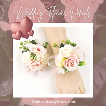 Load image into Gallery viewer, Silk Rose Corsage for Wedding Party-Mis Quince Event or Prom
