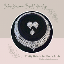 Load image into Gallery viewer, Classic 4-Piece- High Quality Cubic Zirconia Bridal Jewelry Set