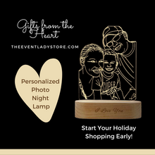 Load image into Gallery viewer, Customized USB Photo-Text Custom Night Lamp