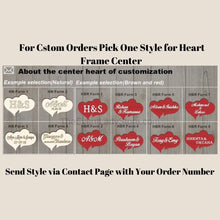 Load image into Gallery viewer, Unique Bridal Decoration Rustic Heart Guest Book Option - Wedding Wishes Frame with Heart Box