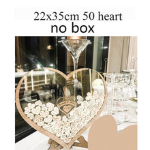 Load image into Gallery viewer, Personalized Wood Frame Wedding Guest Book Alternative-Wish Drop Heart