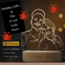 Load image into Gallery viewer, Customized USB Photo-Text Custom Night Lamp
