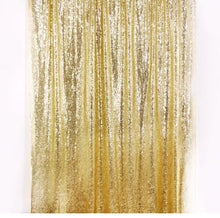 Load image into Gallery viewer, Shimmer Sequin Backdrop Curtain For Wedding - Birthday Party- Anniversary - Background Photo Prop