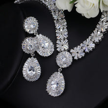 Load image into Gallery viewer, Exquisite Four Piece Classic Wedding Jewelry Set for Brides