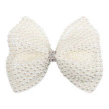 Load image into Gallery viewer, Boutique White Pearl-Rhinestone Hair Bows and Hairbands for Girls-Headband Kids Hair Accessories
