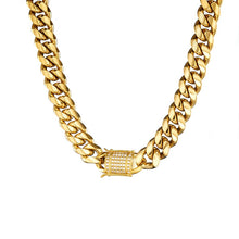 Load image into Gallery viewer, 7-40 Inches Miami Curb Cuban Link Chain For Men 14mm Wide Necklace Or Bracelet Jewelry Trendy Stainless Steel