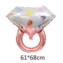 Load image into Gallery viewer, Letter Foil and Latex Assorted Balloon Decorations for Weddings-Just Married- Bridal Showers- Bride to Be-Team Bride