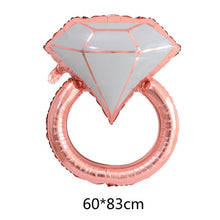 Load image into Gallery viewer, Letter Foil and Latex Assorted Balloon Decorations for Weddings-Just Married- Bridal Showers- Bride to Be-Team Bride