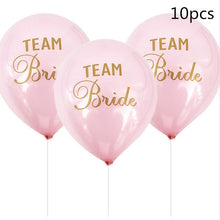 Load image into Gallery viewer, Letter Foil and Latex Assorted Balloon Decorations for Weddings-Just Married- Bridal Showers- Bride to Be-Team Bride