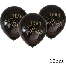 Load image into Gallery viewer, Letter Foil and Latex Assorted Balloon Decorations for Weddings-Just Married- Bridal Showers- Bride to Be-Team Bride