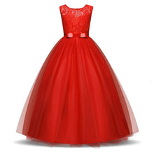 Load image into Gallery viewer, Lace Flower Girl Dresses For Wedding Party Tulle First Communion Dress Teenage Girl Children Graduation Gown Kids Clothes 12 14