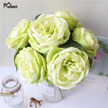 Load image into Gallery viewer, Artificial Silk Rose Peony Bridal DIY Bouquet-Bridesmaid Bouquet-Wedding Accessories