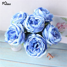 Load image into Gallery viewer, Artificial Silk Rose Peony Bridal DIY Bouquet-Bridesmaid Bouquet-Wedding Accessories
