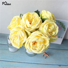 Load image into Gallery viewer, Artificial Silk Rose Peony Bridal DIY Bouquet-Bridesmaid Bouquet-Wedding Accessories