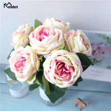 Load image into Gallery viewer, Artificial Silk Rose Peony Bridal DIY Bouquet-Bridesmaid Bouquet-Wedding Accessories