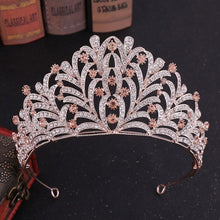 Load image into Gallery viewer, Shiny Points of Light Crystal Tiaras-Crowns-Bride-Quinceanera