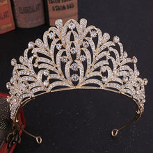 Load image into Gallery viewer, Shiny Points of Light Crystal Tiaras-Crowns-Bride-Quinceanera