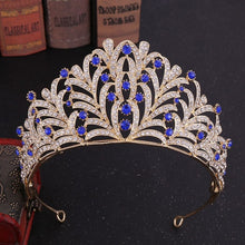 Load image into Gallery viewer, Shiny Points of Light Crystal Tiaras-Crowns-Bride-Quinceanera