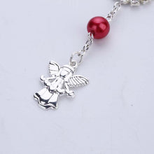 Load image into Gallery viewer, Imitation Pastel Pearl Angel Catholic Holy Rosary-Communion-gift-keepsake-favor