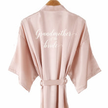 Load image into Gallery viewer, Beautiful Bridal Party Bathrobes Faux Satin-Silk Robes for Everyone in Wedding Party