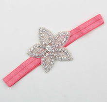 Load image into Gallery viewer, Headband Faux Pearls-Rhinestone Hairbands for Flower Girl at Wedding-Bridal Headwear