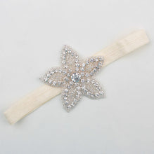 Load image into Gallery viewer, Headband Faux Pearls-Rhinestone Hairbands for Flower Girl at Wedding-Bridal Headwear