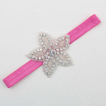 Load image into Gallery viewer, Headband Faux Pearls-Rhinestone Hairbands for Flower Girl at Wedding-Bridal Headwear