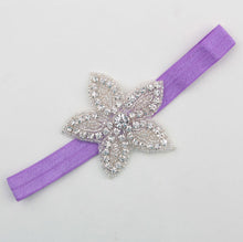 Load image into Gallery viewer, Headband Faux Pearls-Rhinestone Hairbands for Flower Girl at Wedding-Bridal Headwear