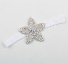 Load image into Gallery viewer, Headband Faux Pearls-Rhinestone Hairbands for Flower Girl at Wedding-Bridal Headwear