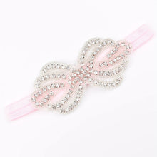 Load image into Gallery viewer, Headband Faux Pearls-Rhinestone Hairbands for Flower Girl at Wedding-Bridal Headwear