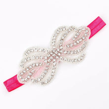 Load image into Gallery viewer, Headband Faux Pearls-Rhinestone Hairbands for Flower Girl at Wedding-Bridal Headwear