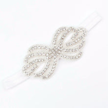 Load image into Gallery viewer, Headband Faux Pearls-Rhinestone Hairbands for Flower Girl at Wedding-Bridal Headwear