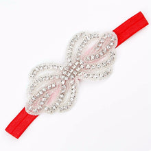Load image into Gallery viewer, Headband Faux Pearls-Rhinestone Hairbands for Flower Girl at Wedding-Bridal Headwear