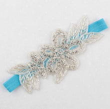 Load image into Gallery viewer, Headband Faux Pearls-Rhinestone Hairbands for Flower Girl at Wedding-Bridal Headwear