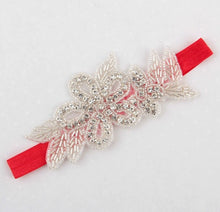 Load image into Gallery viewer, Headband Faux Pearls-Rhinestone Hairbands for Flower Girl at Wedding-Bridal Headwear