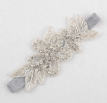 Load image into Gallery viewer, Headband Faux Pearls-Rhinestone Hairbands for Flower Girl at Wedding-Bridal Headwear