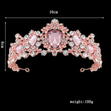 Load image into Gallery viewer, Fabulosa Princess Quinceanera Tiara Headpiece - Mis Quince Crown
