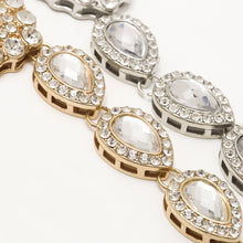 Load image into Gallery viewer, Fancy Barefoot Iced Out Bling Crystal and Pearl Barefoot Wedding Sandal Jewelry for Beach Wedding Ceremony