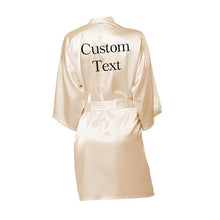 Load image into Gallery viewer, Personalized Bride-Bridesmaids Robes-Wedding Robe-Team Bride Gifts-Bridal Shower