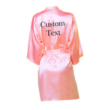 Load image into Gallery viewer, Personalized Bride-Bridesmaids Robes-Wedding Robe-Team Bride Gifts-Bridal Shower