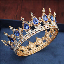 Load image into Gallery viewer, Crystal Bridal or Quince Tiara Baroque Your Majesty Crowns