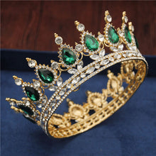 Load image into Gallery viewer, Crystal Bridal or Quince Tiara Baroque Your Majesty Crowns