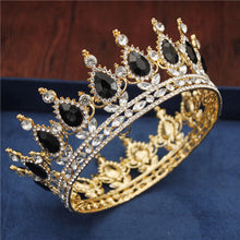 Load image into Gallery viewer, Crystal Bridal or Quince Tiara Baroque Your Majesty Crowns